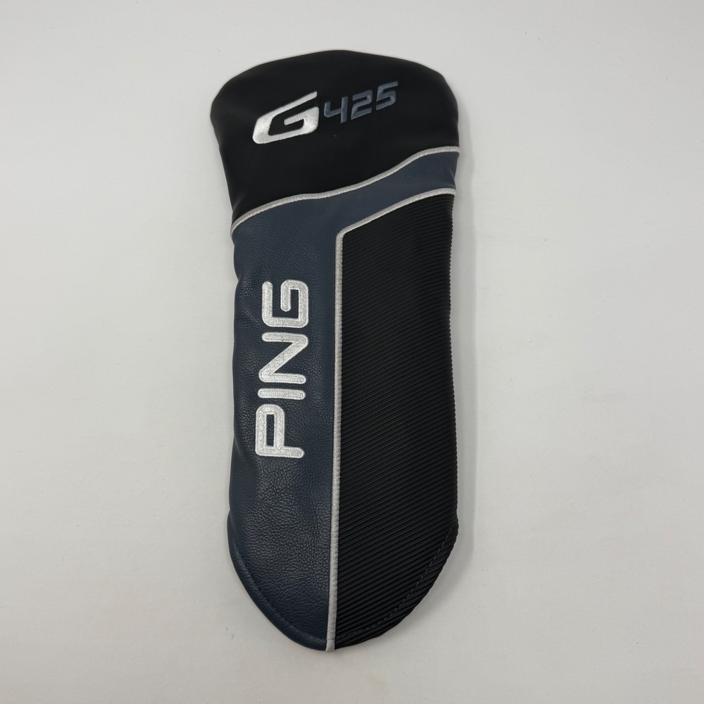 PING G425 Driver Headcover Black Slate Blue Grey Embroidered Golf Club Cover